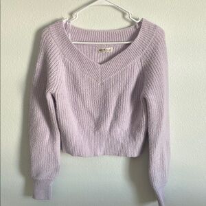 Lavender Knit Sweater